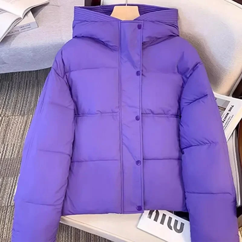 Parka grossa e solta para mulheres, jaqueta de algodão, casaco longo casual, roupa impermeável, nova, inverno, 2022