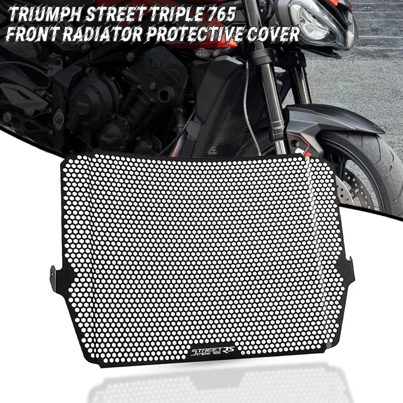 Protector de Rejilla de Radiador para Motocicleta Triumph Street Triple 765 2023 2024 2025, Accesorios para Street Triple 765R 765S 765RS