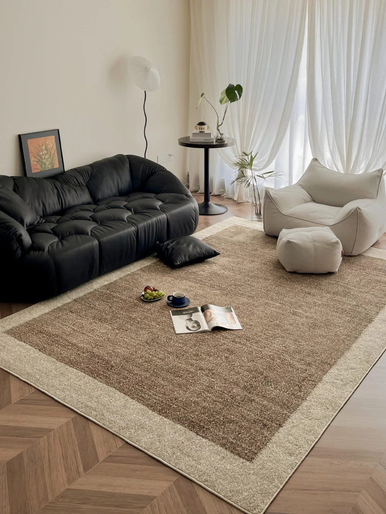 VIKAMA Japanese Wabi-sabi Style Carpet Home Decor Living Room and Bedroom Large-sized Floor Mat, Refreshing and Lint-free
