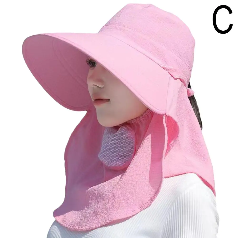 Sommer Schnelltrocknender UV-Schutz Fischerhut Gesichts- und Nackenschutz Outdoor Angeln Radfahren Verstellbarer Herren-Schirmhut Damen-Bucket-Hat – Detail 18