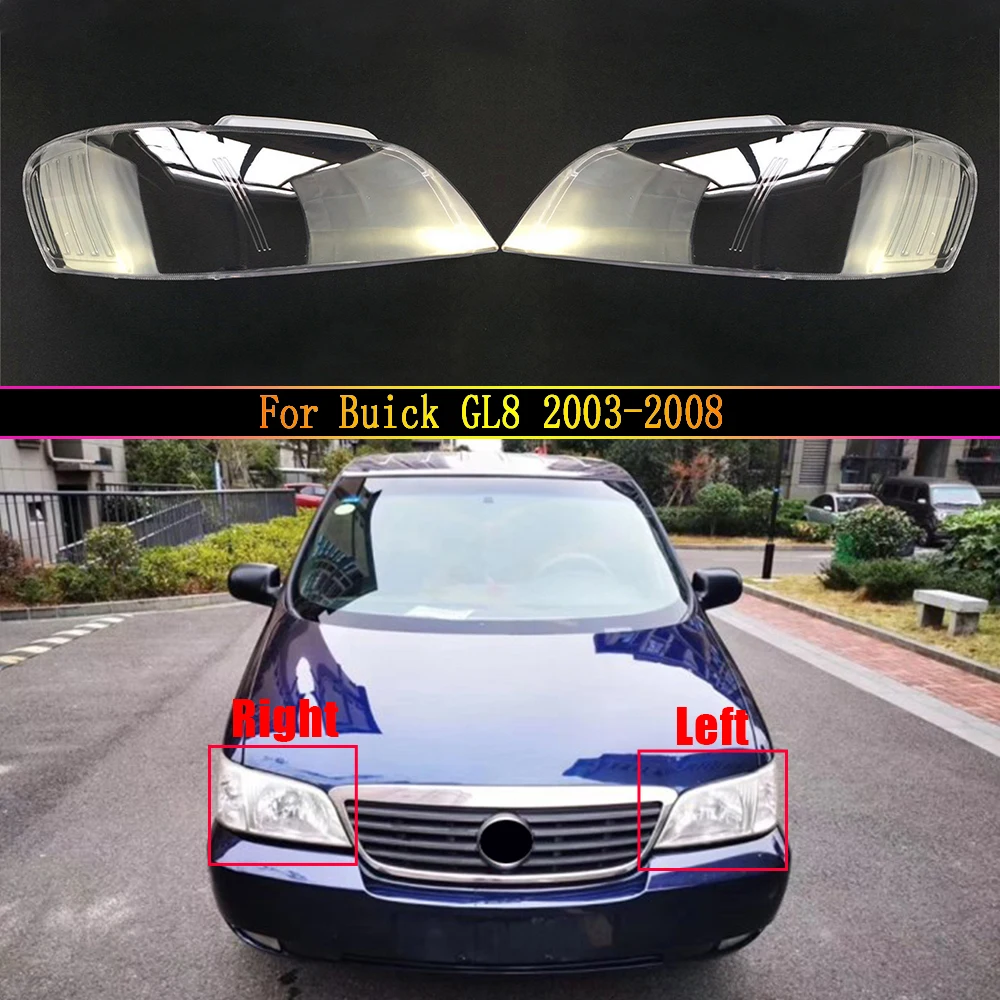 

Car Headlight Glass Cover Clear Automobile Headlamp Head Light Lens Covers Styling For Buick GL8 2003~2008