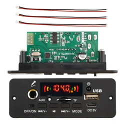 DC 5V Odtwarzacz MP3 10W Wzmacniacz Bluetooth MP3 Dekoder Decoder Samochodowy Odtwarzacz Muzyczny Radio FM Głośne Połączenie Moduł Nagrywania Obsługujący Mic