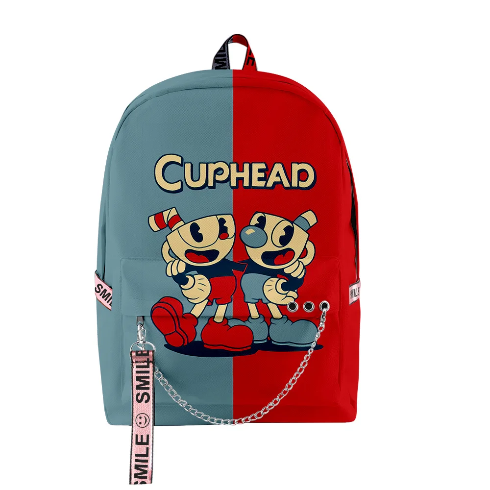 

Hip Hop Popular The Cuphead Show 3D Print Student School Bags Unisex Oxford Waterproof Notebook multifunction Travel Backpacks