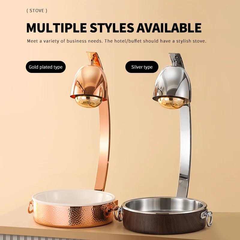 Custom Colors Stainless Steel Luxury Electric Food Warming Lamp Infrared Buffet Heating Lamps for Cafeteria Catering