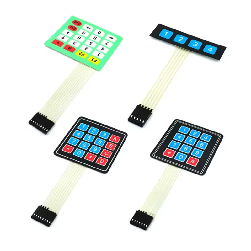 1-2pcs 3*4 4*4 Matrix Array/Matrix Keyboard 16 Key Membrane Switch Keypad for arduino 3x4 4x4