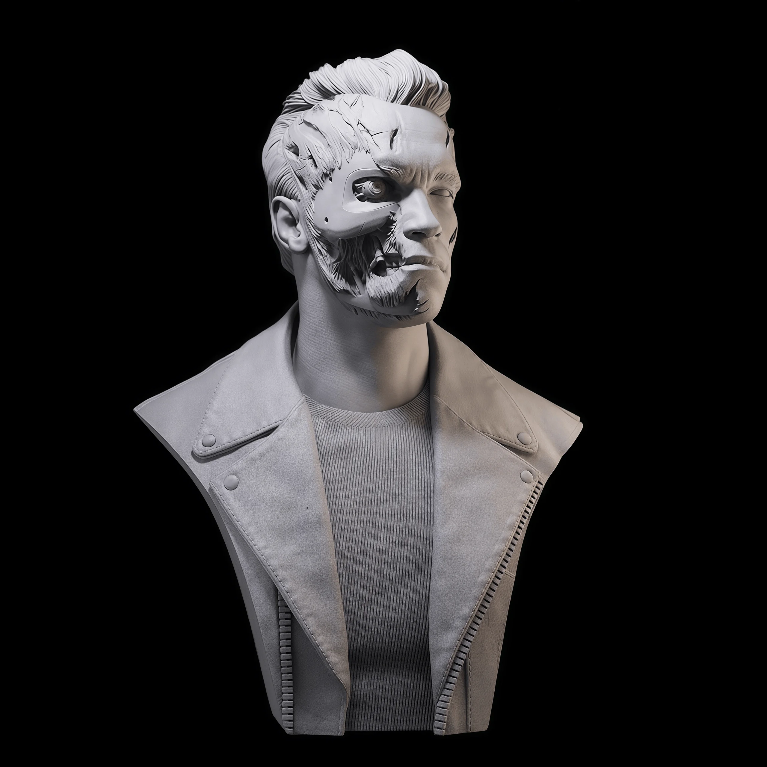 

Комплект для сборки модели из литой под давлением смолы высотой 40 мм, GK, изысканный бюст из смолы, бюст, неокрашенный