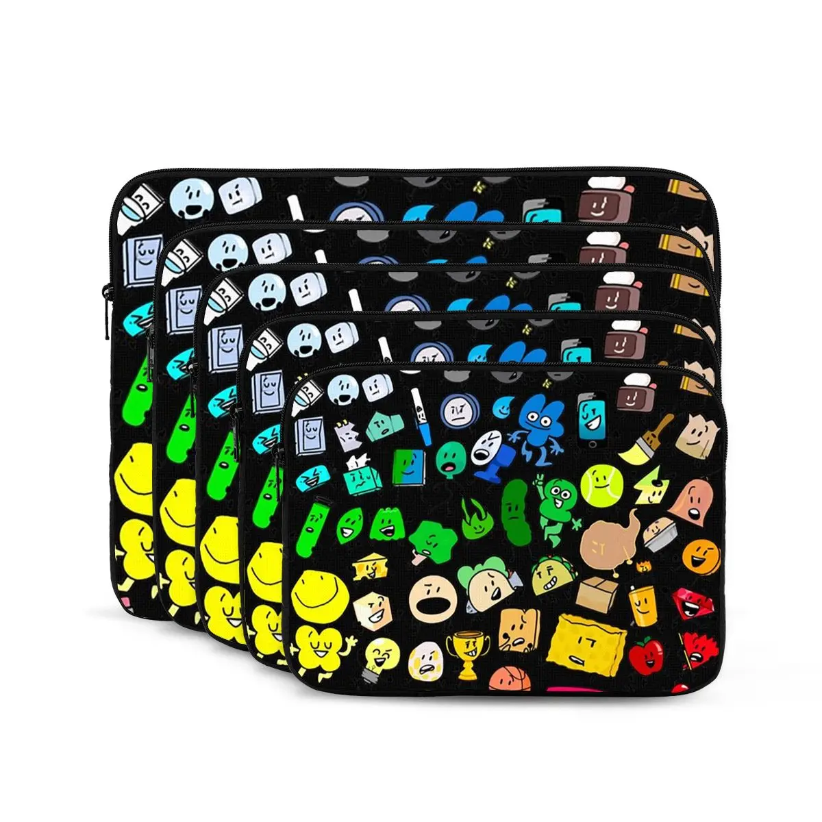 

BFDI Inanimate Insanity Все персонажи Сумка для ноутбука Чехол для ноутбука Чехол для ноутбука Чехол Сумка для планшета Противоударный чехол Сумка