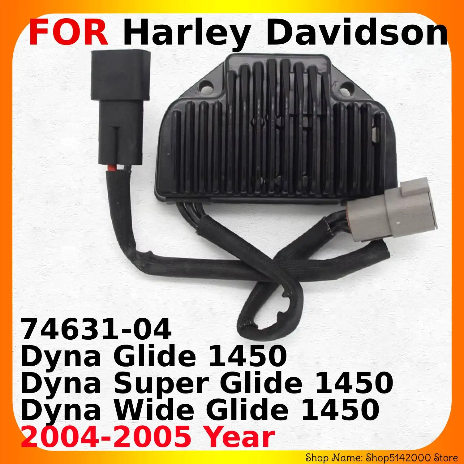 OEM:74631-04 Motorcycle 12V Voltage Regulator Rectifier Parts For Harley Davidson Fat Boy 1584 Heritage Softail 1584 Accessories