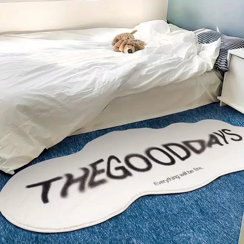 VIKAMA Inspirational Personality Statement: Bedside Carpet Bedroom Anti Slip And Absorbent Soft Floor Mat Indoor Home Decoration