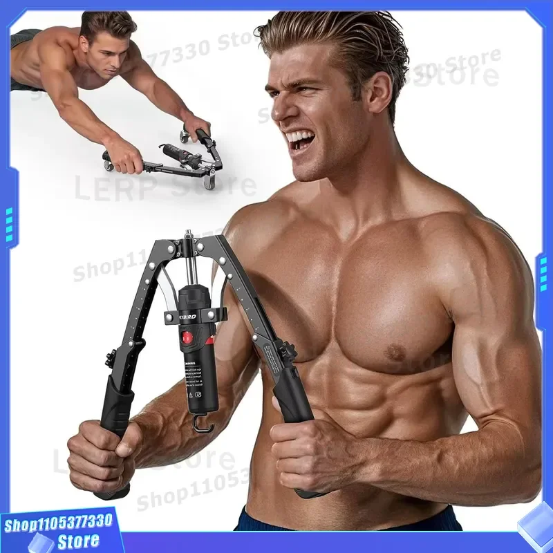 Adjustable Hydraulic Arm Strength Trainer for Chest Muscles Home Fitness Equipment Boost Grip Power Built in Resistance