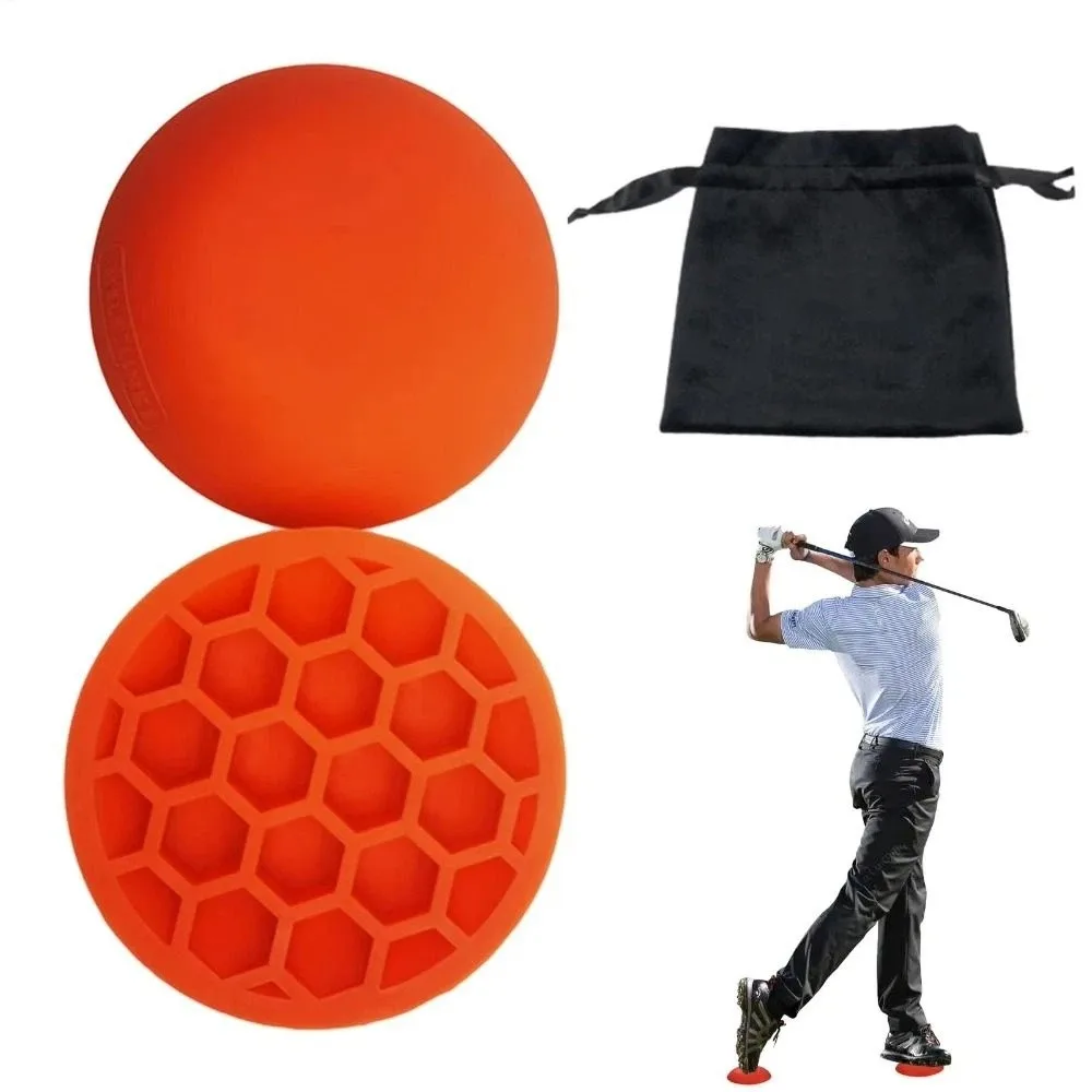 Rubber Power Pad Golf Swing Force Plate Stop Sliding Posture Corrector Golf Training Aid Improve Balance