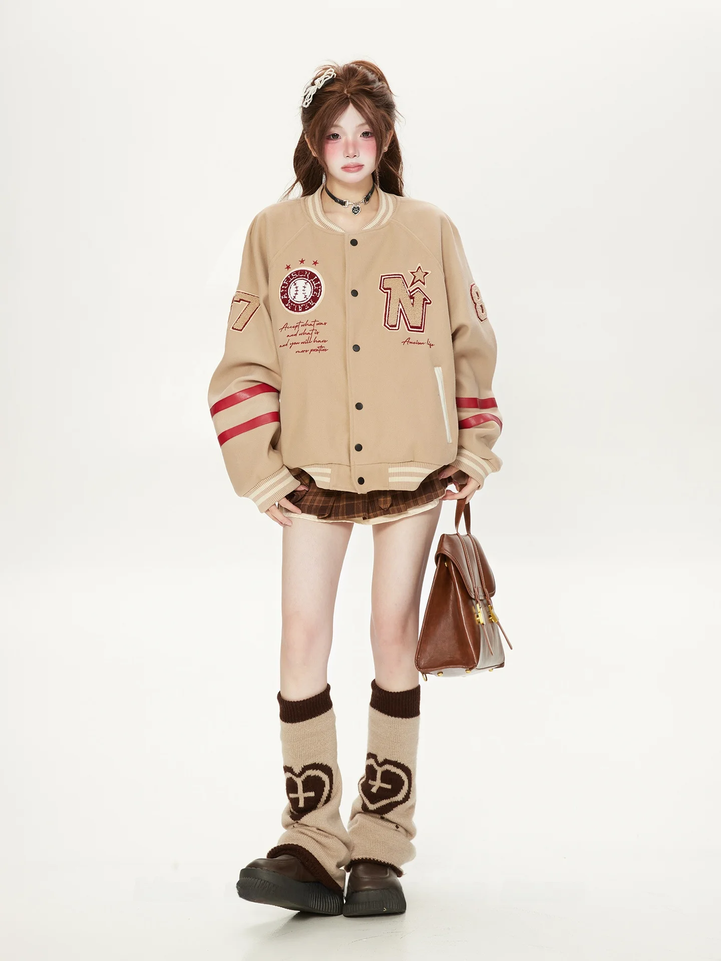 

Slim Fit American Sle Baseball Jaet Женская модная верхняя одежда Тонкое пальто Весна Осень Модный бренд Гонконгский вкус