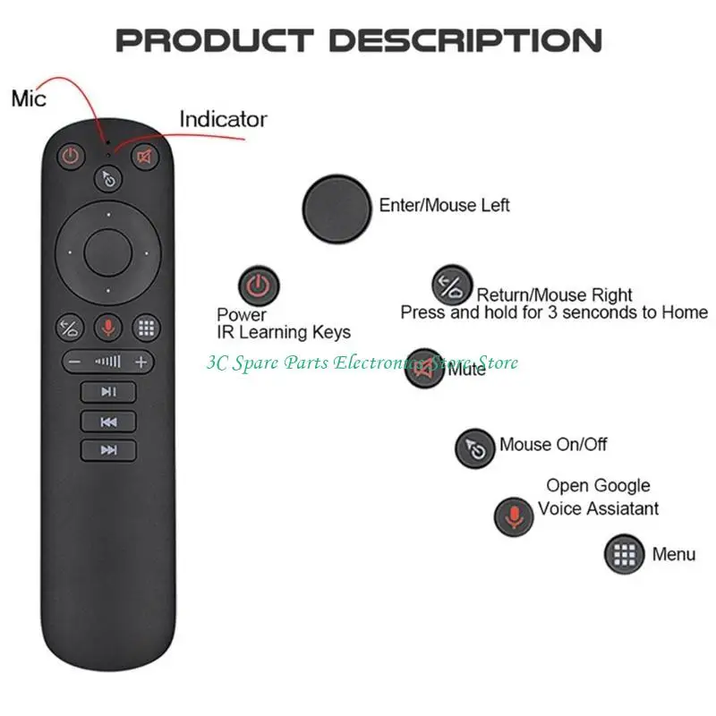Дистанционное управление с 12 % с помощью Soft For Touch Small Air Mouse Gyroscope G50S Controller