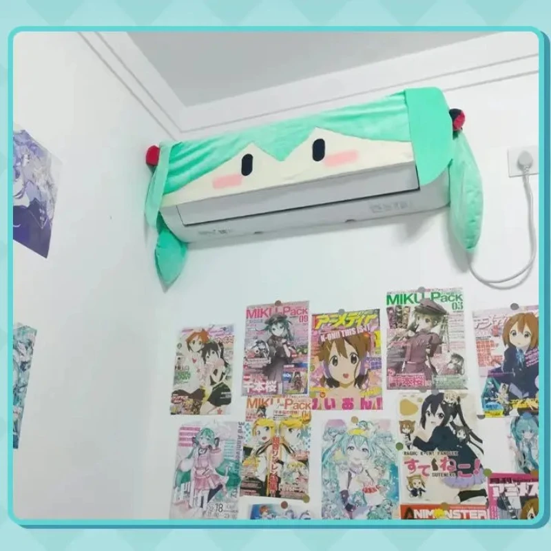 Hatsune Miku Air-conditioning Dust Cover Anime Hanging Air Conditioner Decorations Room Accessories Cute Thick Dust Cover - view 3