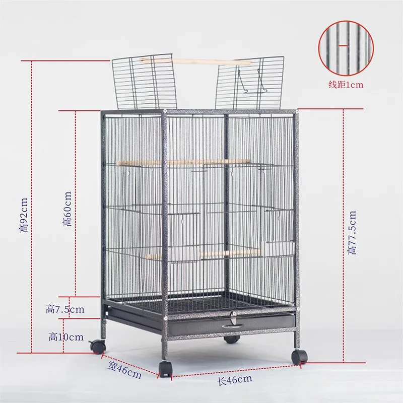 Vintage Outdoor Bird Cage Canary Travel Feeder Breeding Box Quail Bird Cage Pet Nest Large Gabbia Per Uccelli Bird Accessories