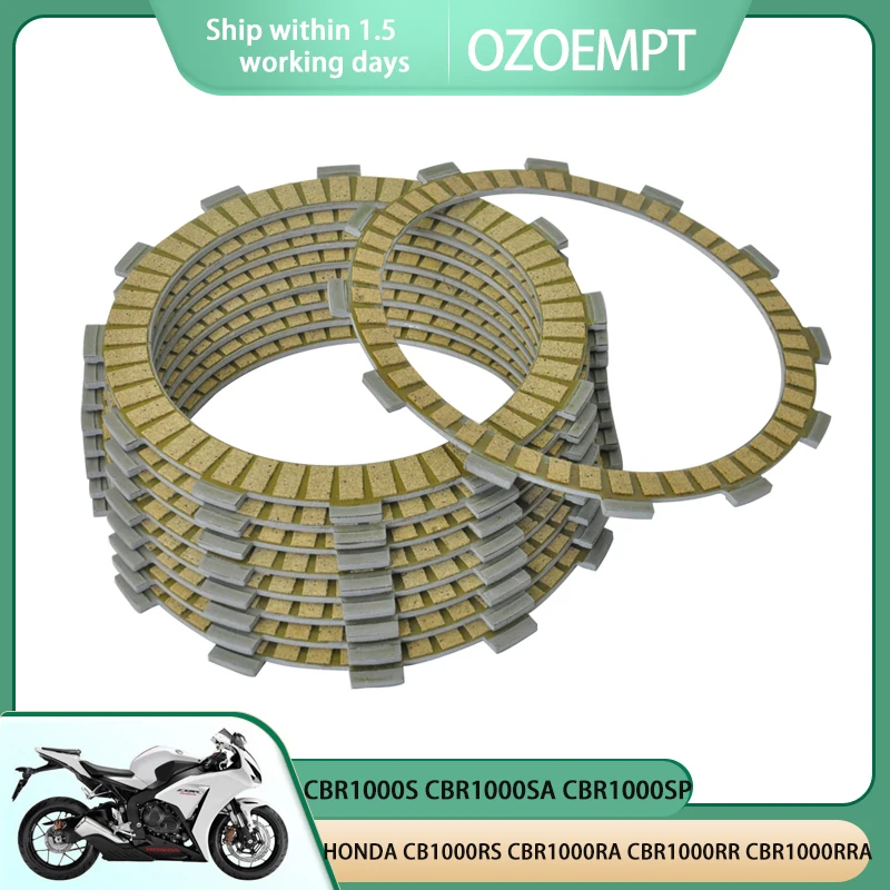 OZOEMPT Fibrous Clutch plate Apply to HONDA CB1000RS CBR1000RA CBR1000RR CBR1000RRA CBR1000S CBR1000SA CBR1000SP CBR1000SP2