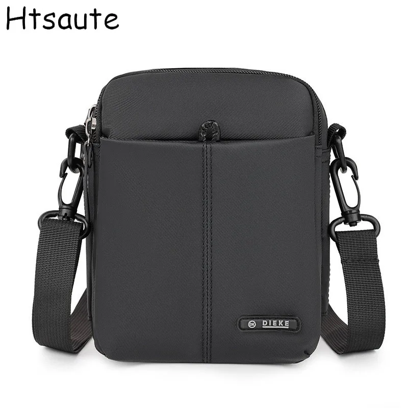 

Zipper Purse Men Small Shoulder Crossbody Bag High Quality Durable Male Handbag Portable Messenger Bag Flap Mini Waist Bag