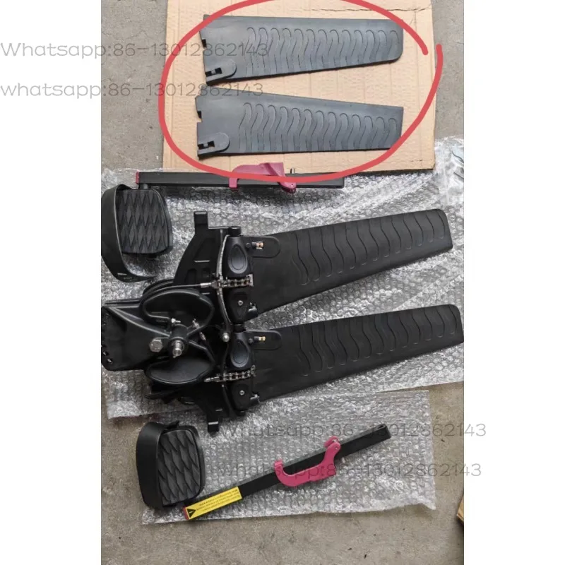 Kayak Penguin Pedal Fin Blades Pair, Replacement Foot Propeller Fins For Kayak Pedal Drive System