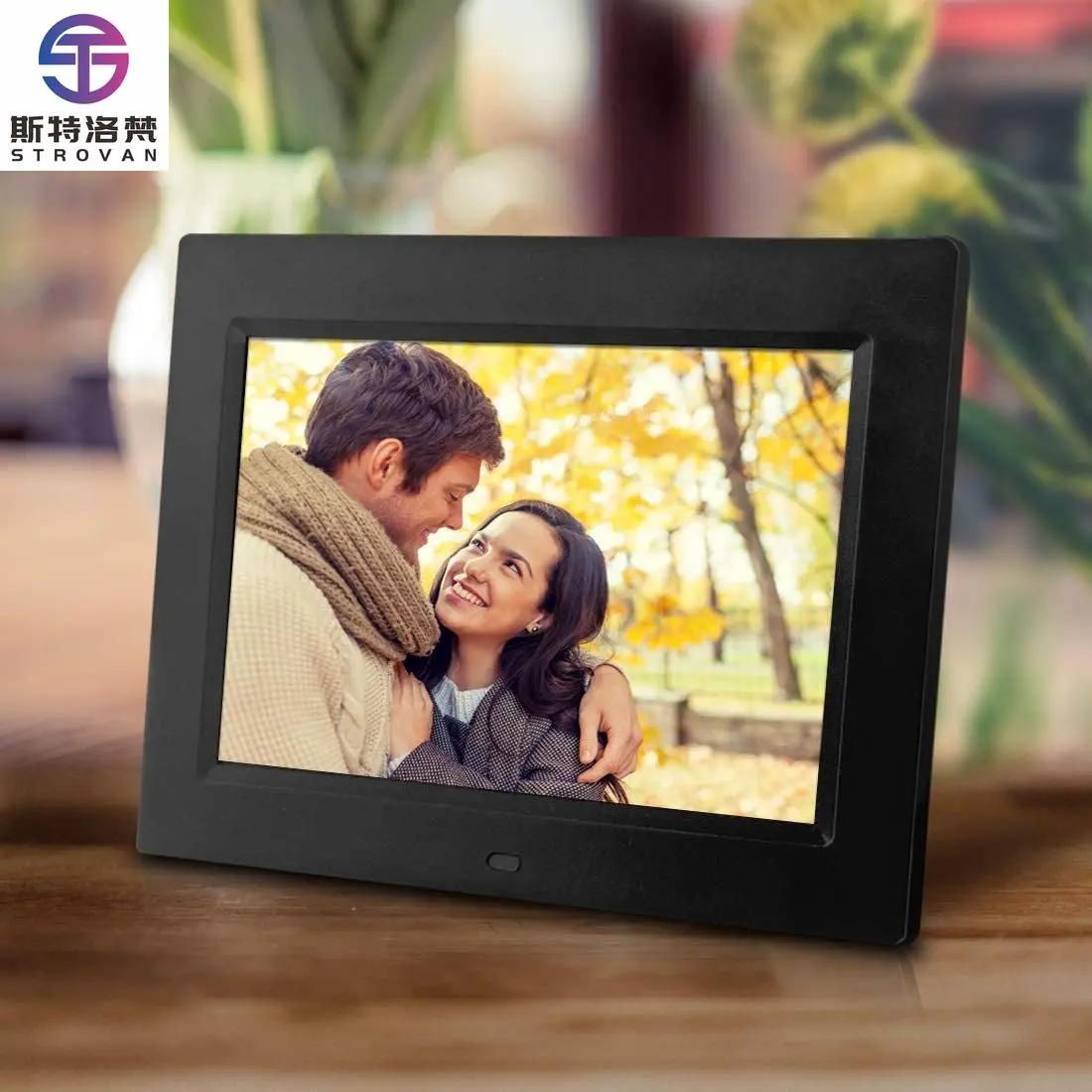 8 Inches Digital Picture Frame Video Player with Remote Control Slideshow Calendar Support USB SD Card