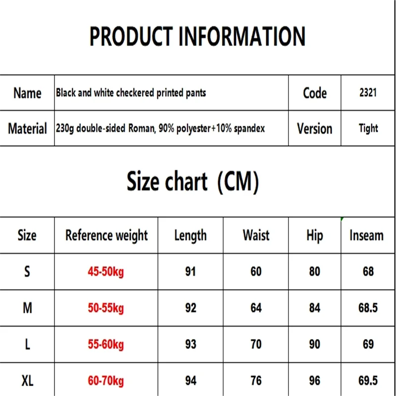 Black White Checkered Leggings Women Yoga Pants High Waist Booty Lifting Leggings Pants Clothing Fitness Wear Purchasing Agent