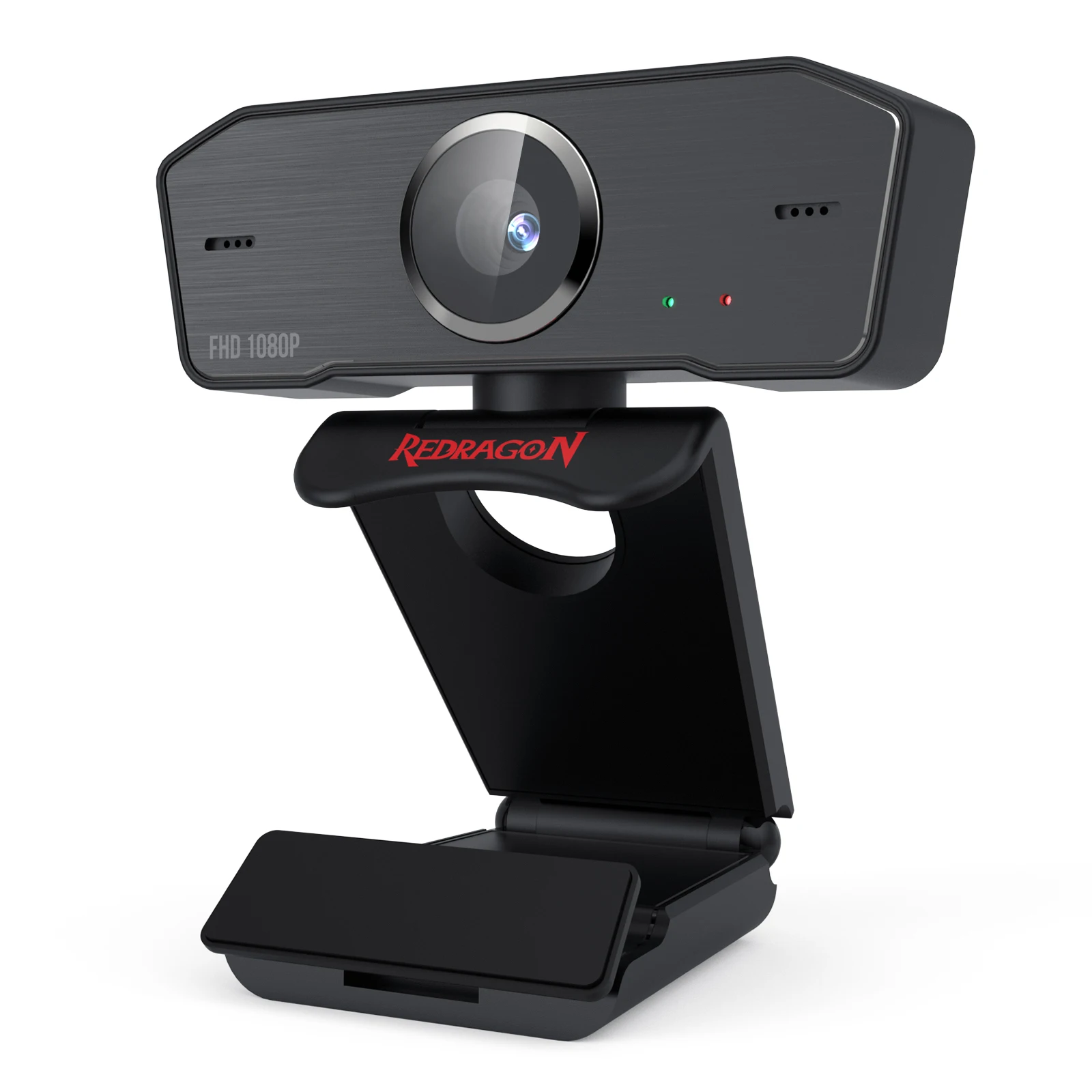 Redragon GW800 1080P PC Webcam with Built-in Dual Microphone, 360° Rotation - 2.0 USB Computer Web Camera- 30 FPS