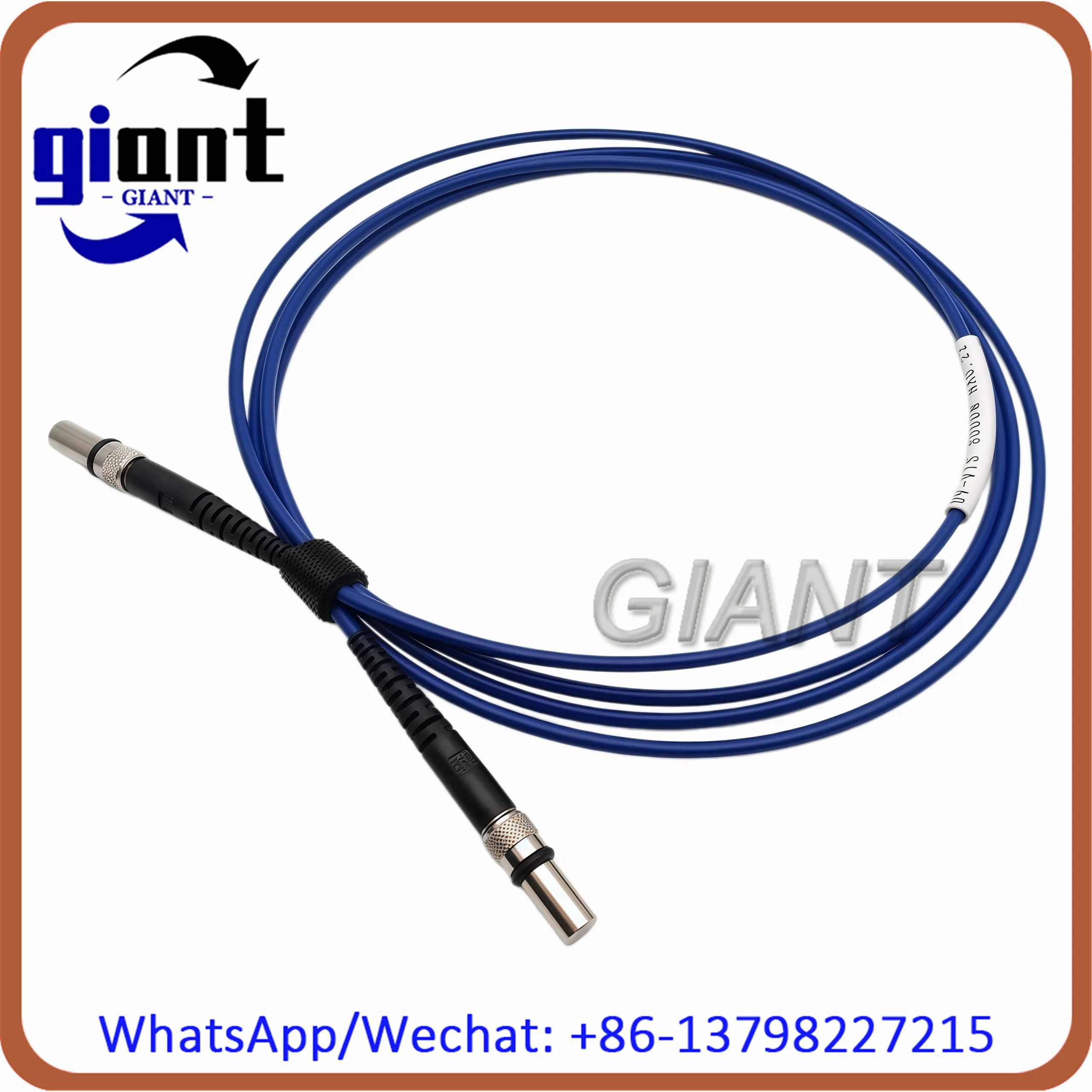 SMA/ST/FC-SMA905 Silica Simplex Metal Ferrule BGSU 600um UV-VIS 200-1100nm,0.22NA,2M,3.0mm Armored Fiber Optic Patch Cord Cable