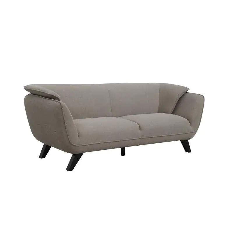 Brown Linen Sofa - Stylish and Comfortable Living Room Furniture for Modern Spaces.