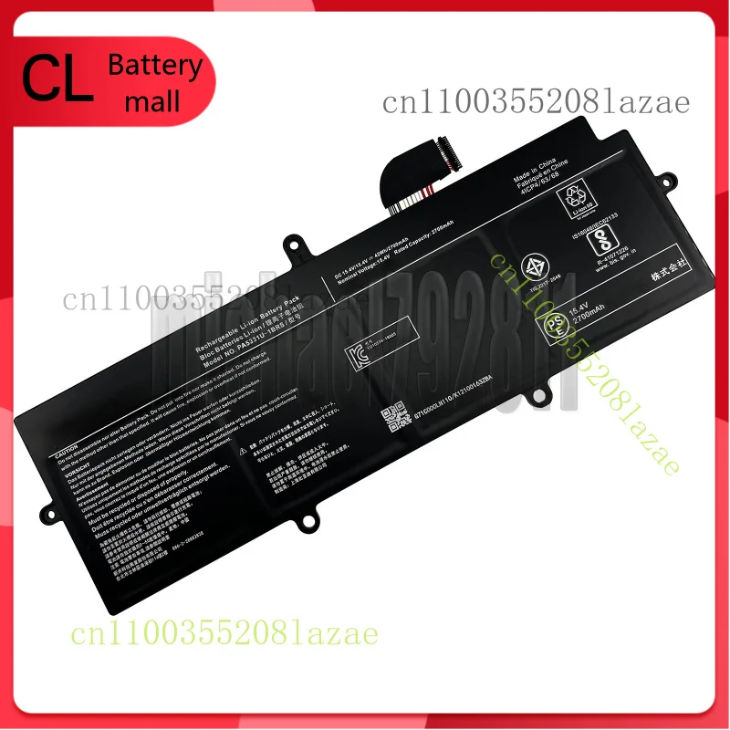 

New Genuine PA5331U-1BRS Battery for Toshiba Dynabook Portege A30-E Tecra A40-E