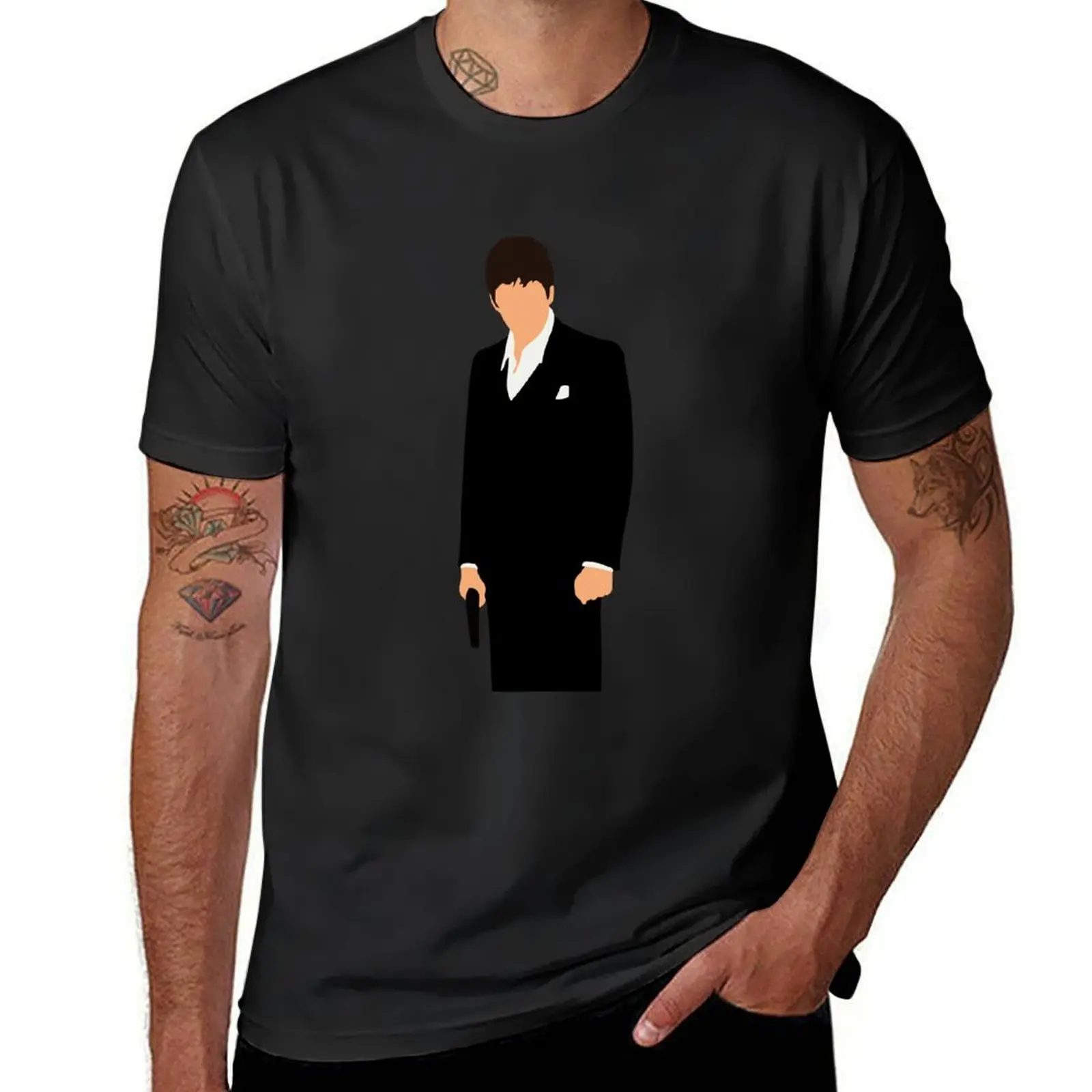 Funny Gift For Scarface 80s movie T-Shirt hippie clothes new edition mens graphic t-shirts