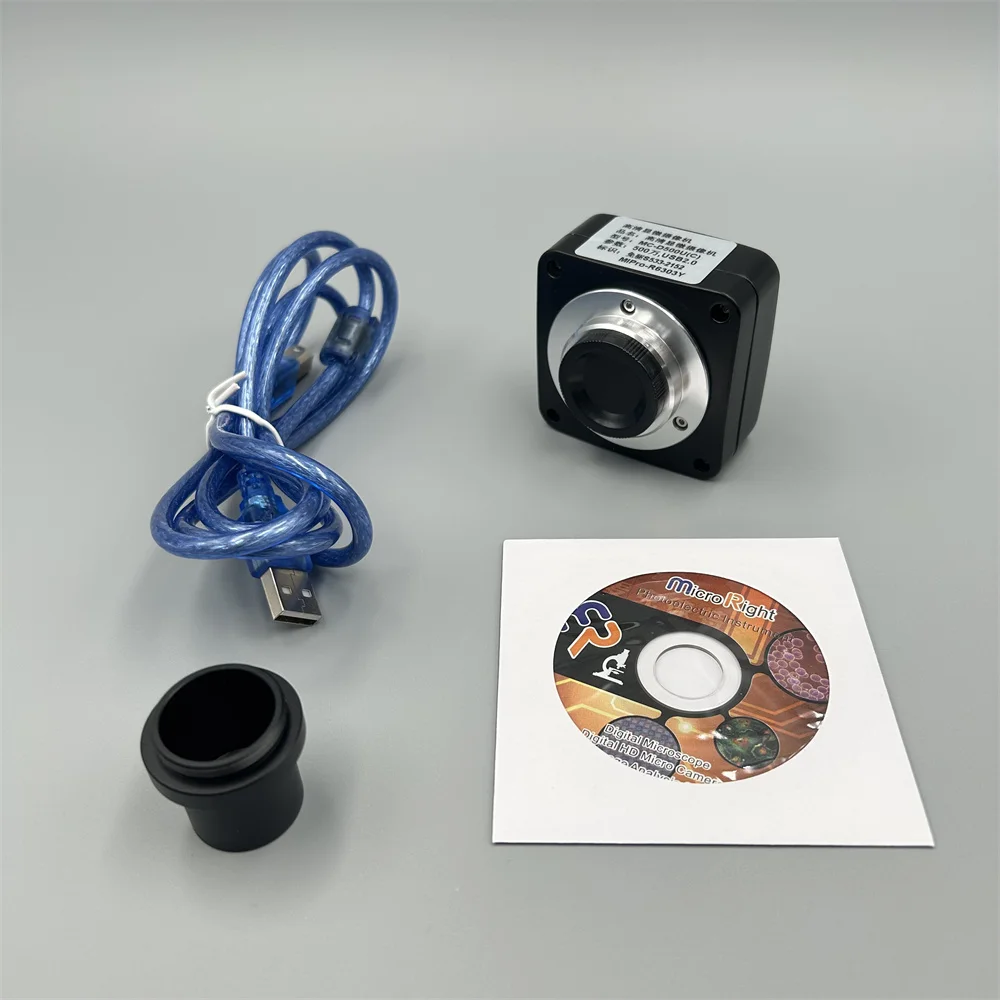 SE21956A High Definition HD500 5.0 MP Spiral C-port USB Interface M25.4*0.75 Electronic Camera Trinocular Biological