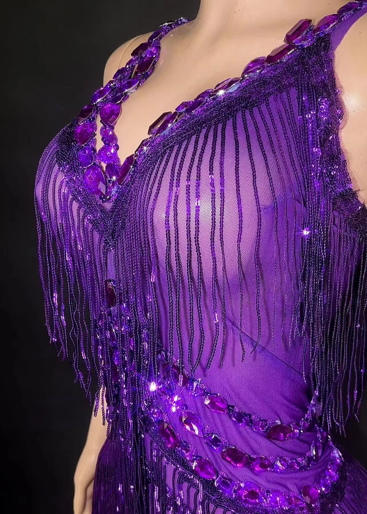 

ZD Sleeveless Rompers Women Jumpsuit Fashion Chic Woman Jumpsuit With Tassels Party Jumpsuit for Club