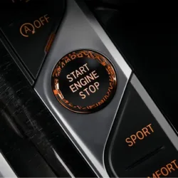크리스탈 자동차 시작 중지 엔진 스위치 점화 버튼 커버 트림 BMW G20 G21 G23 G26 G29 G07 F40 F44 G14 G01 G02 G06 G05