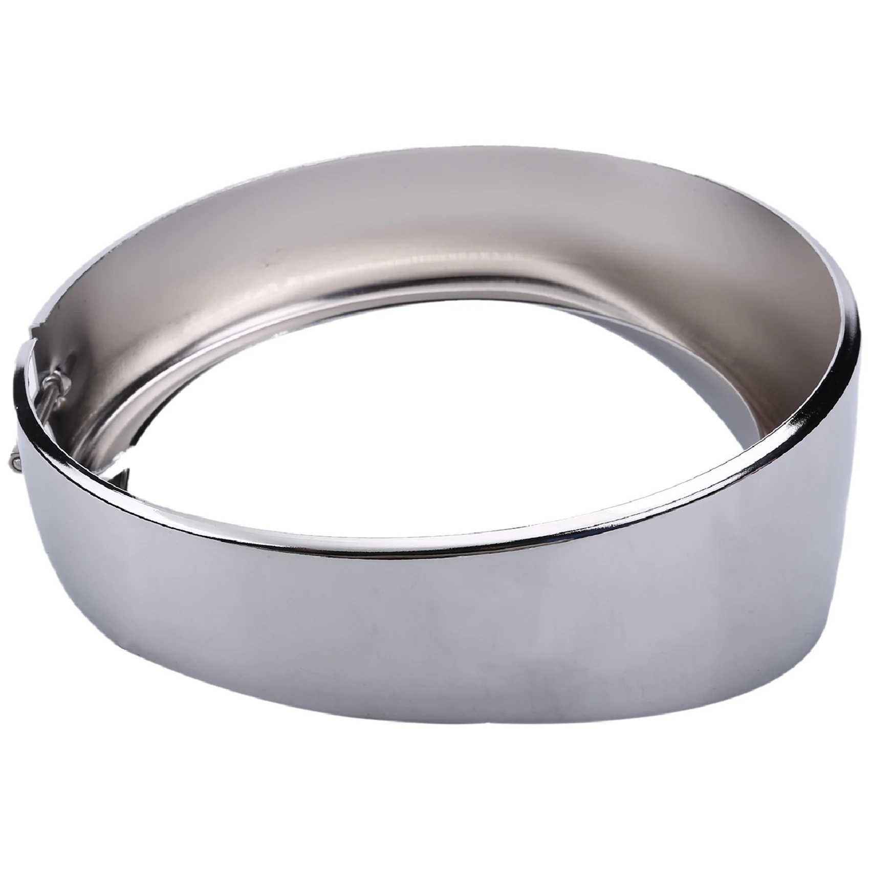 

1 шт., 7-дюймовая накладка на фару, кольцо на голову, лампа, козырек, фара мотоцикла, хромированная, украшение, совместимая с Touring Trike F