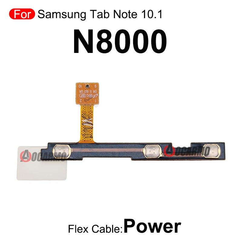 For Samsung Galaxy Tab Note 10.1 N8000 Power ON OFF Volume Flex Cable Replacement Parts