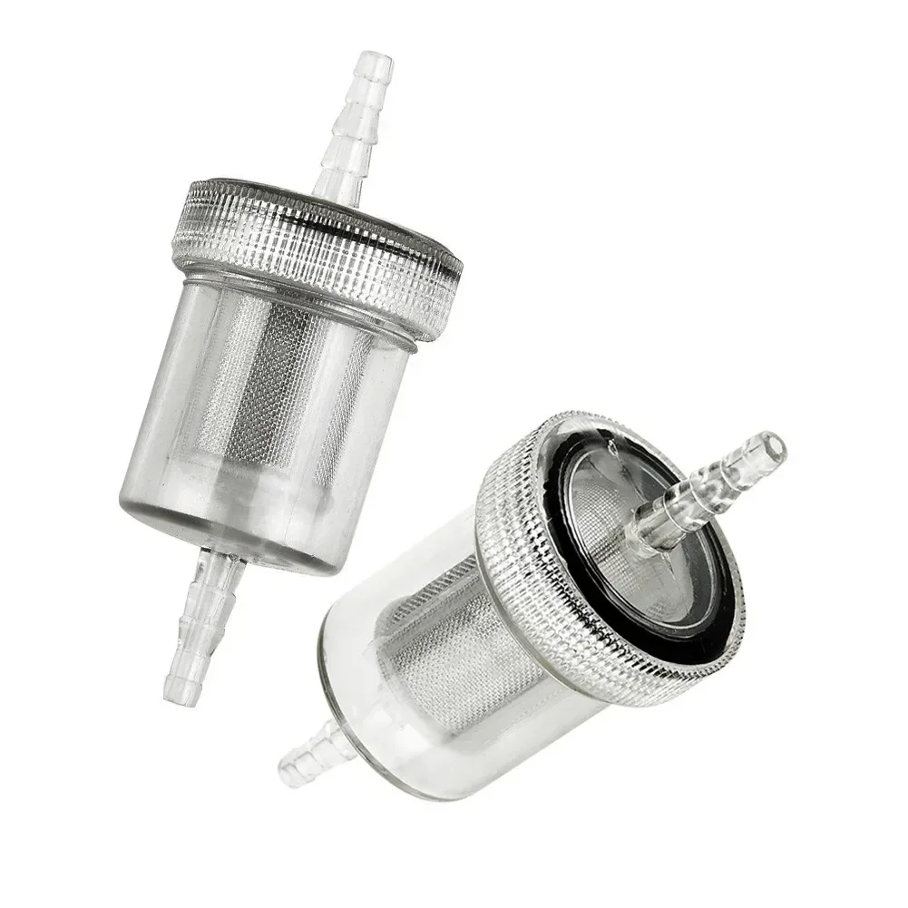 VERYUS 2*Car Diesel In-line Fuel Filter Kit 77mm For Webasto For Eberspacher Air Heater Diesel Set Transparent Auto Parts