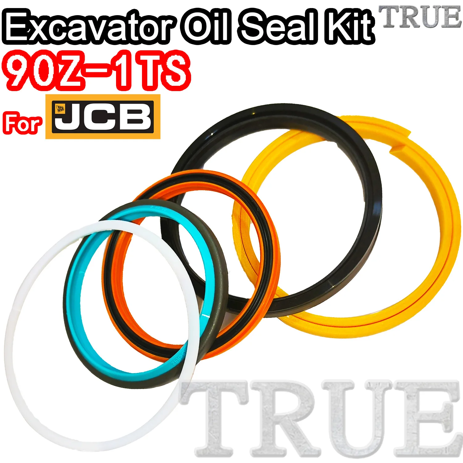 For 90Z-1TS JCB Oil Seal Excavator Repair Kit 90Z 1TS Parts MOTOR Piston Rod Shaft Replacement Dust Bushing FKM High Quality