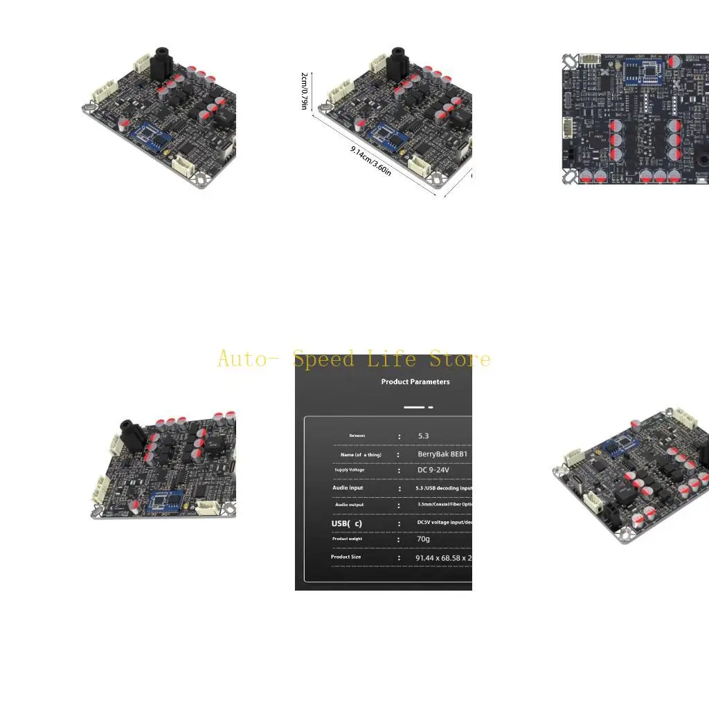 

02DA QCC5171 BLE5.3 Support LDAC Lossless Coaxial USB Wireless Sound Receiver Board