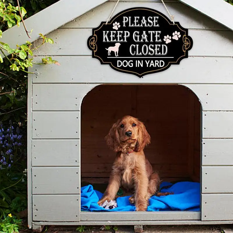 Dog Warning Sign 13X9 Inches Beware Of Dog Signs For Fence Beware Of Dog Signs For Fence Close The Gate Dog On Property Sign Dog