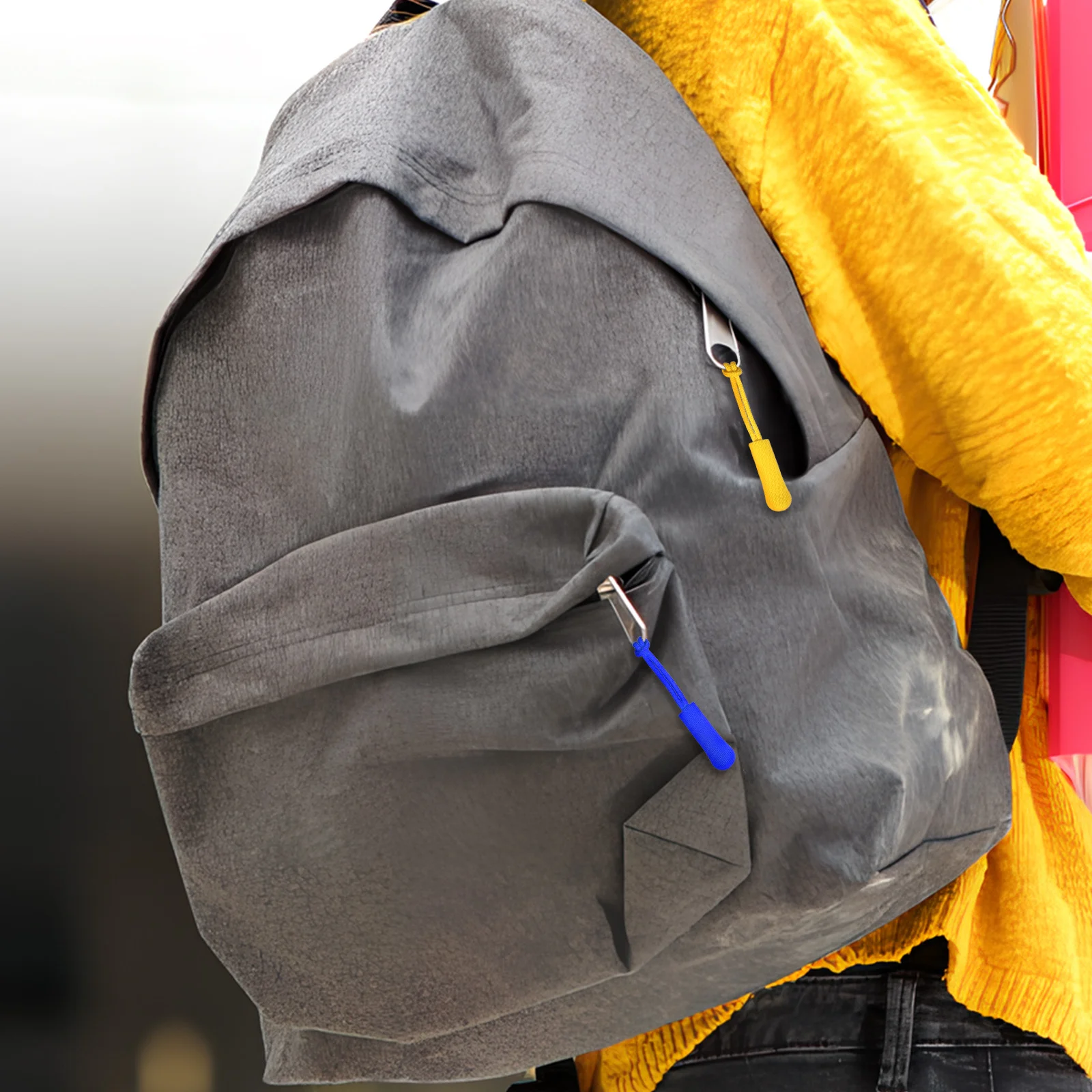 

120pcs Zipper Tpu Replacement For Luggage Backpack Bag Coat Zipper Extension Cords Pull Repair Parts Handicraft Sewing