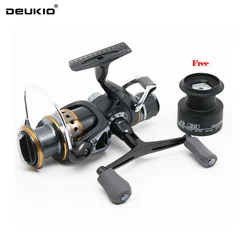 Carrete giratorio DEUKIO doble arrastre 20kg para mar y carpa