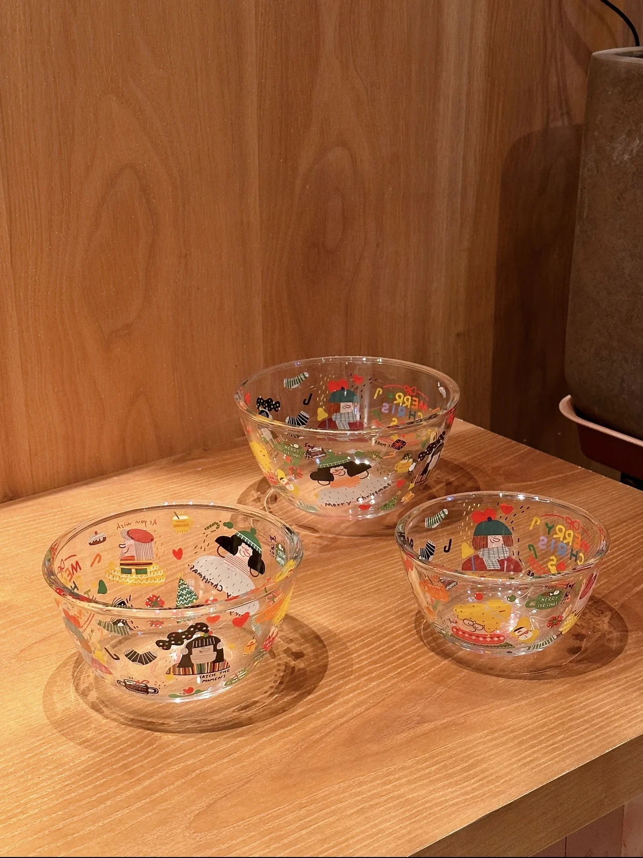 Adorable Juego de Platos de Vidrio, Tazón para Arroz, Resistente a Altas Temperaturas, Bandeja para Hornear de Uso Doméstico, Plato para Nasi Goreng