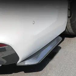 1 Pair Car Rear Bumper Universal Bumper Diffuser Spoiler Vehicle Bumper Diffuser Spoiler Fin Lip Trim Automobile Supplies