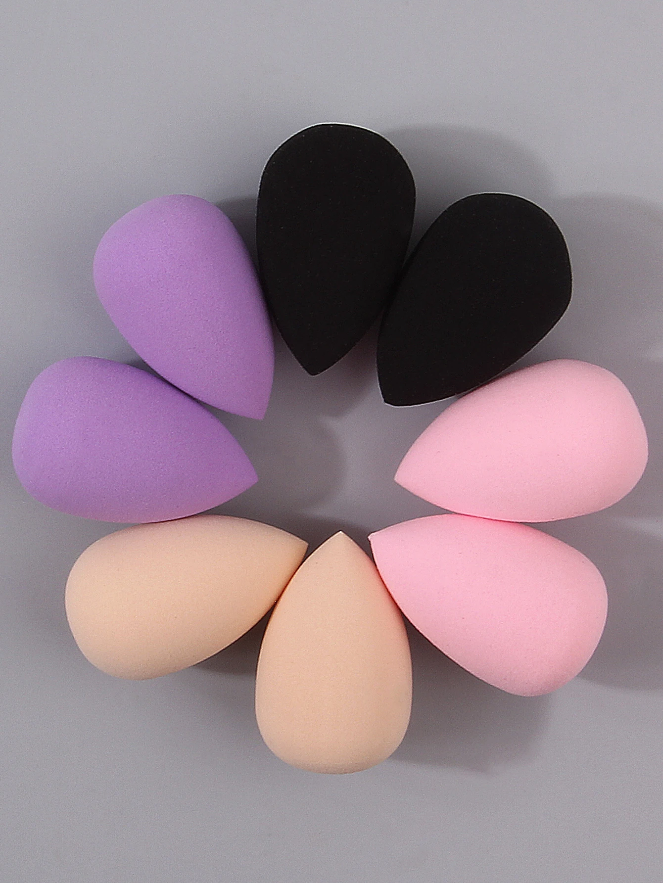 15 ชิ้นสามสีมินิแต่งหน้าฟองน้ำไข่พัฟแป้ง, รองพื้นอเนกประสงค์แบบแห้งและเปียก, คอนซีลเลอร์แต่งหน้าพิเศษฟองน้ำไข่