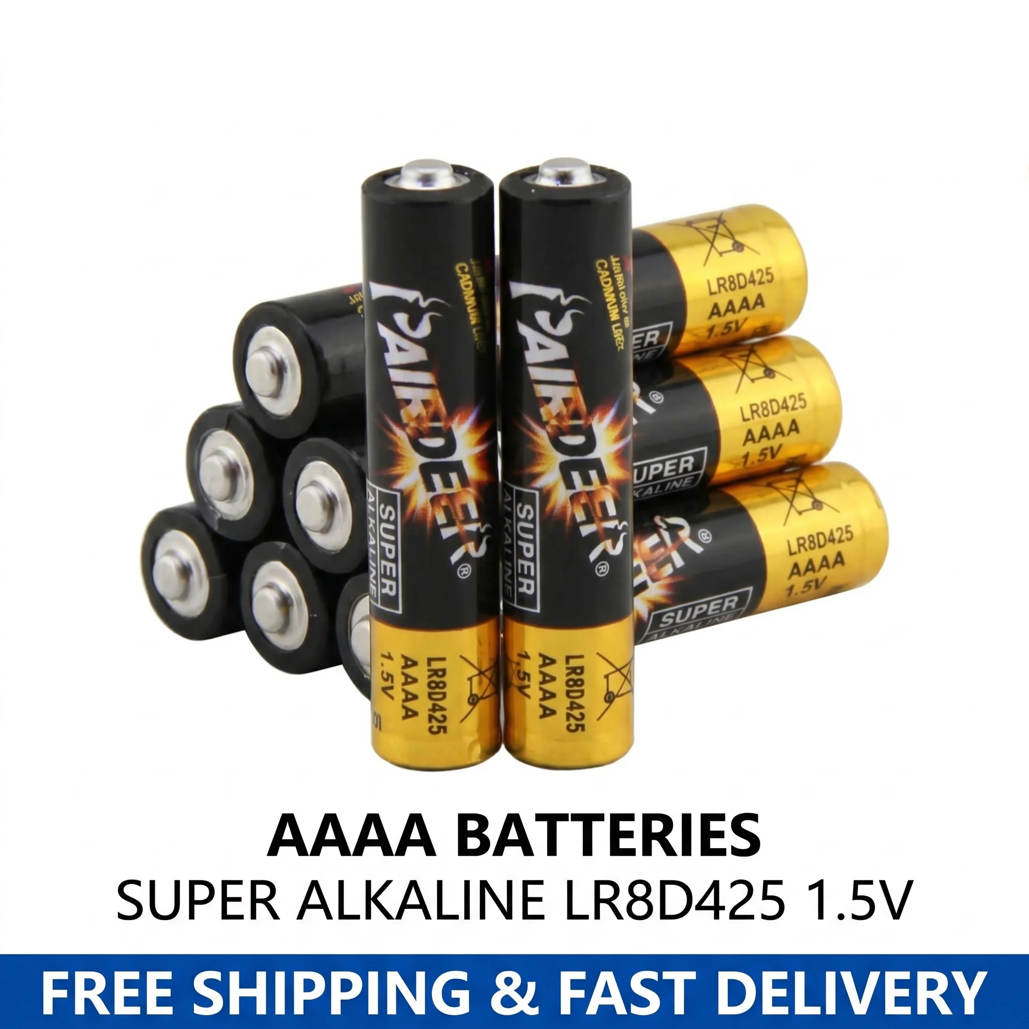 

6-32 шт. щелочных батареек AAAA 1.5V LR61 E96 4A, первичные сухие элементы питания для стилусов, лазерных указок и Bluetooth-колонок