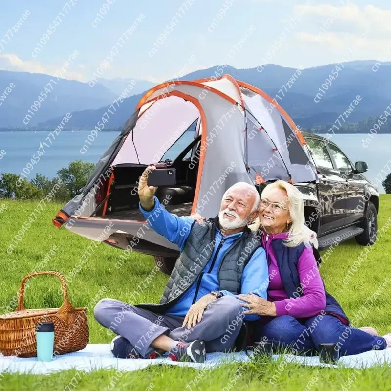 Portable 2-Person Pickup Camping Tent with Carry Bag