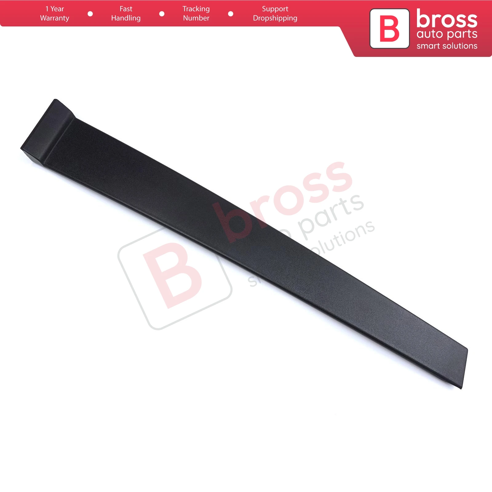 BDP877 Front Left Door Pillar Frame Trim Moulding 7N11N20899AA, 1690267 With Sponge and Snap Ring Clips for Fusion Europe 5 Door