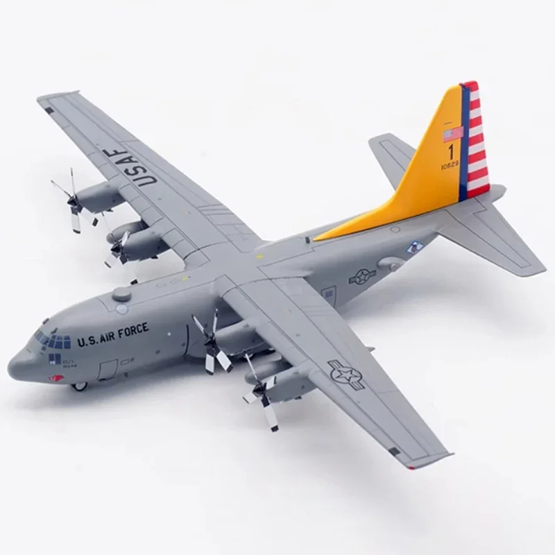 

Diecast 1:200 Scale US Air Force C-130H transport aircraft 81-0629 Alloy Finished Simulation Model Souvenir Gifts For Adult Boy