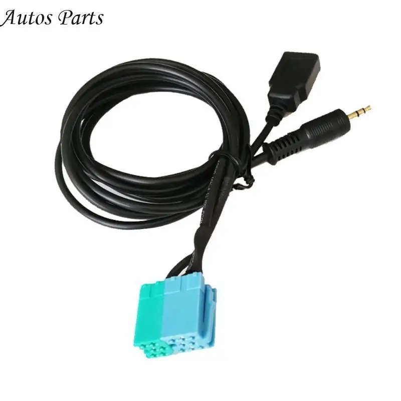

57BA for Cars 3.5mm USB AUX Music Stereo Line Input Cable