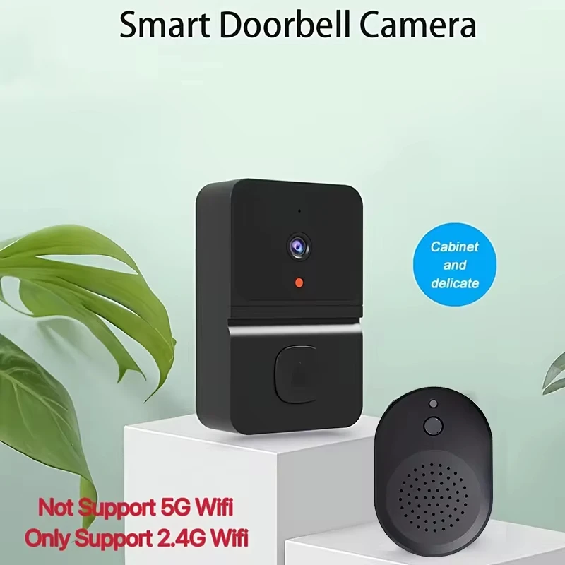 T23 doorbell low power wireless video doorbell intercom mobile phone monitoring wifi Dingdong set, security smart home doorbell