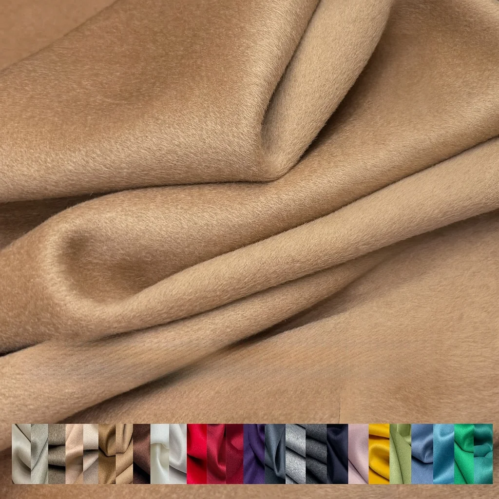 

100x150cm Double-Sided 100% Cashmere Fabric, Suitable For Making High-End Coats, Trousers, Dresses And Sewing Fabrics